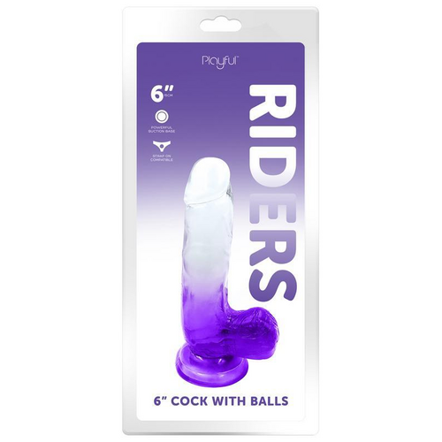 6" Riders Cock + Balls