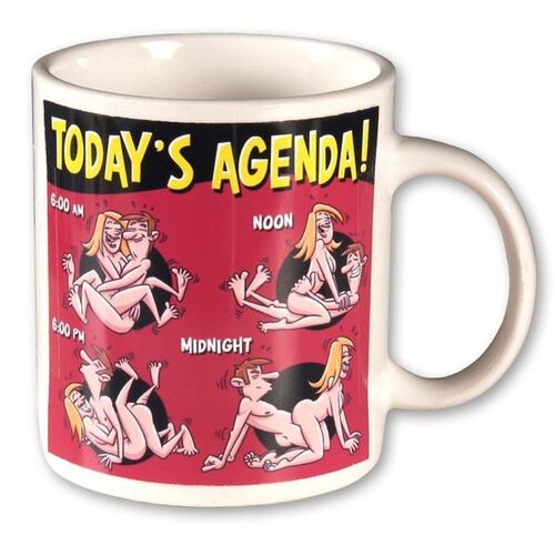 Todays Agenda Coffee Mug