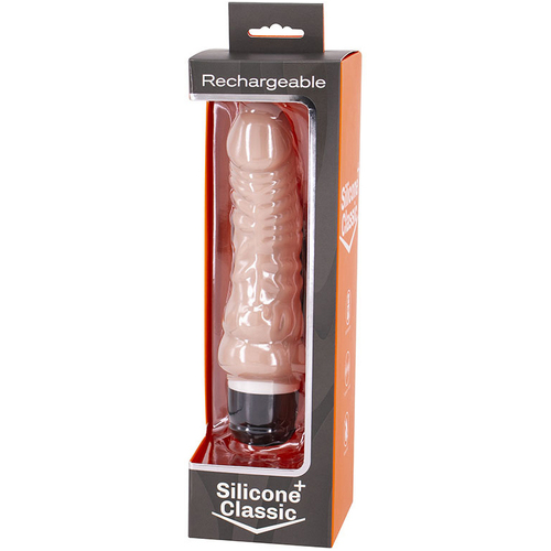 6.5" Silicone Classic Vibrating Cock