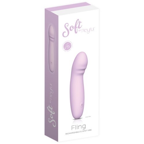 Soft by Playful Fling Rechargeable G-Spot Vibrator Purple