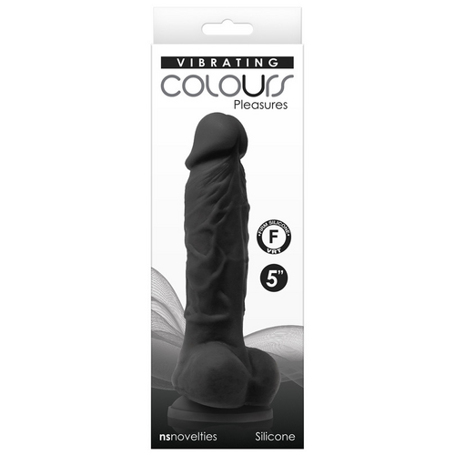 5" Vibrating Cock + Balls