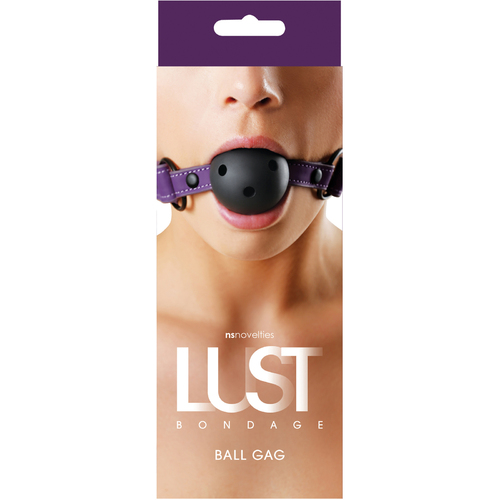 Purple Bondage Ball Gag