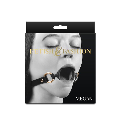 Fetish & Fashion - Megan - Black Black Mouth Restraint