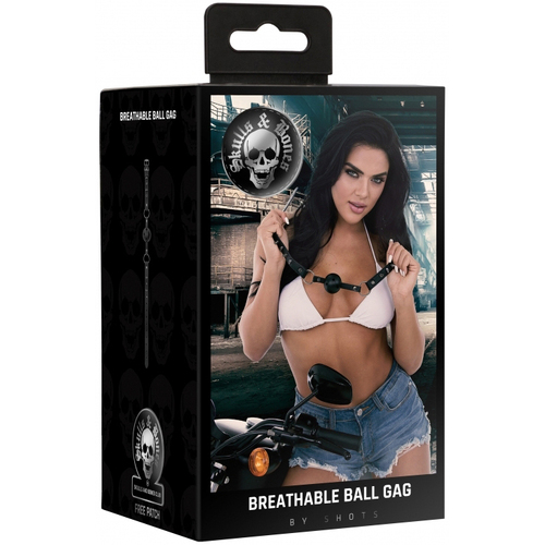 Skull & Bones Breathable Ball Gag