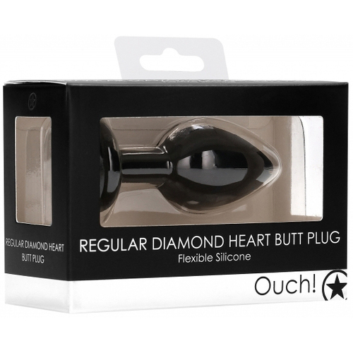 Medium Diamond Heart Butt Plug