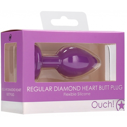 Medium Diamond Heart Butt Plug