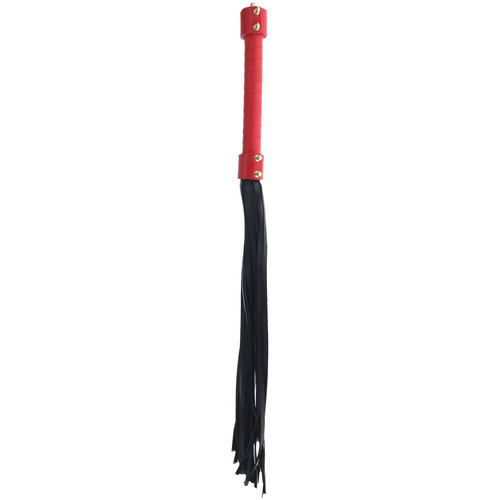 OUCH! Milan Collection - Flogger Black/Red Flogger Whip