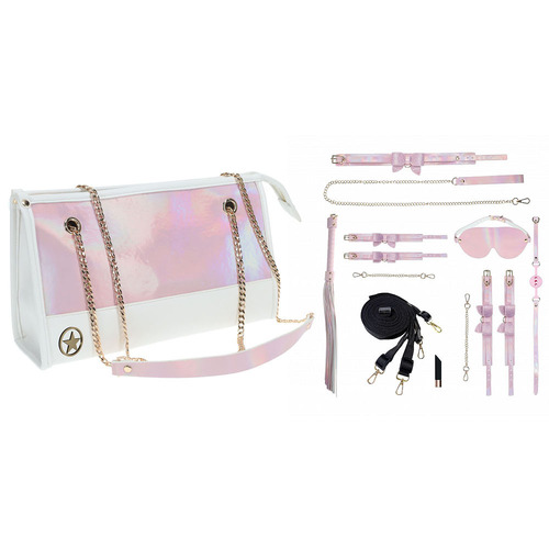 OUCH! Paris Collection - Kit with Bag Pink Bondage Set with Bag - 8 Piece Kit