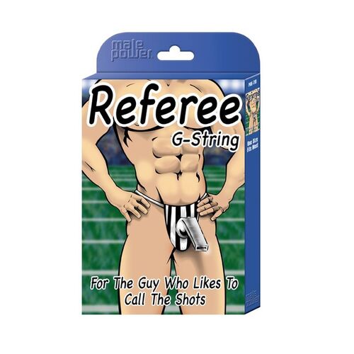 Referee Novelty G-String Black