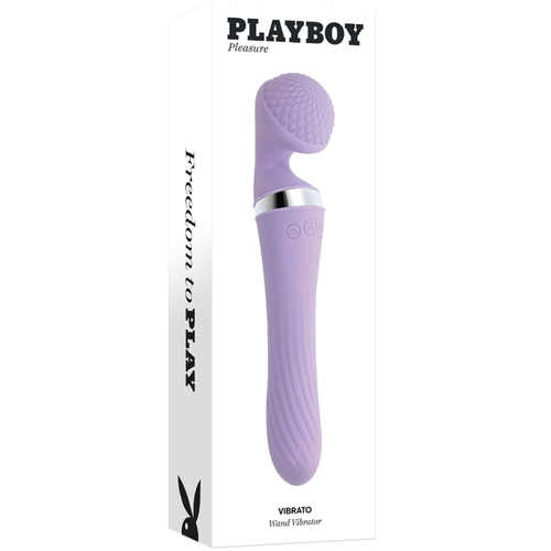 Playboy Pleasure VIBRATO Lavender 24 cm USB Rechargeable Massage Wand