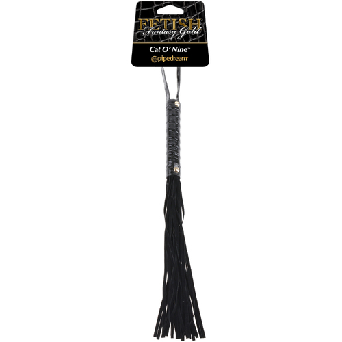 Gold Cat O Nine Flogger