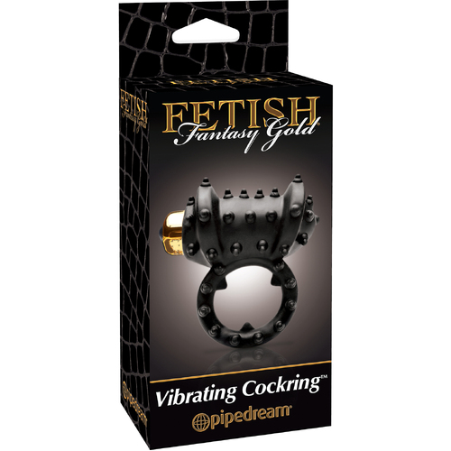 Gold Vibrating Cock Ring