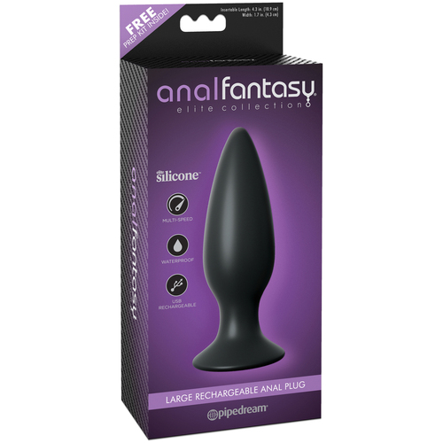 Large Rechargeable Anal Plug