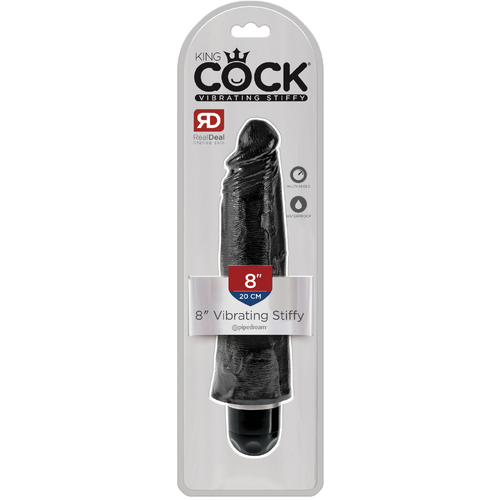 8" Vibrating Stiffy Cock