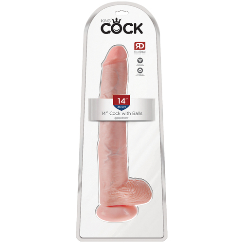 14" Cock + Balls