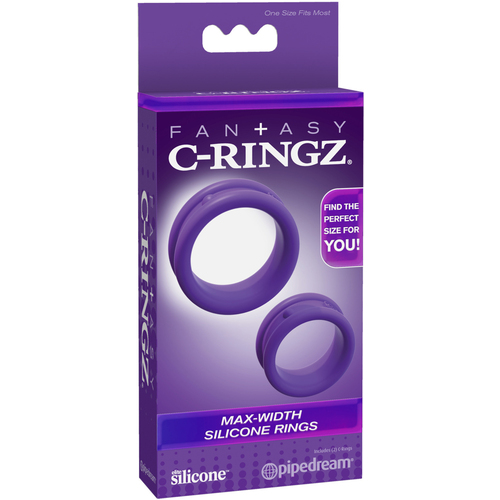 Max Width Silicone Cock Rings x2