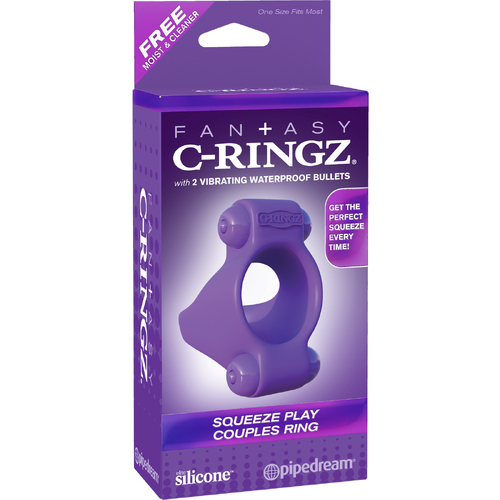 Squeeze Play Vibrating Cock Ring