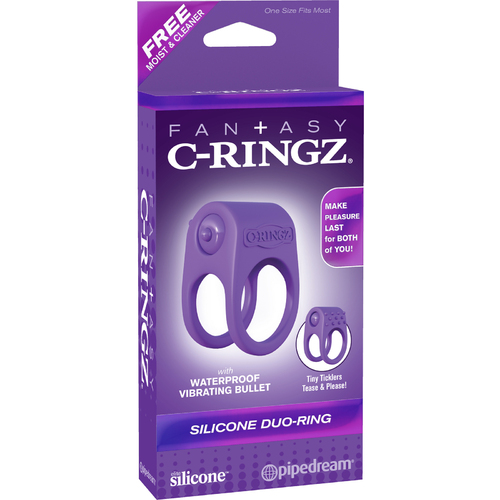 Silicone Duo Vibrating Cock Ring