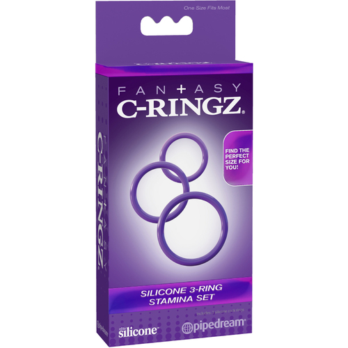 Silicone Cock Rings x3