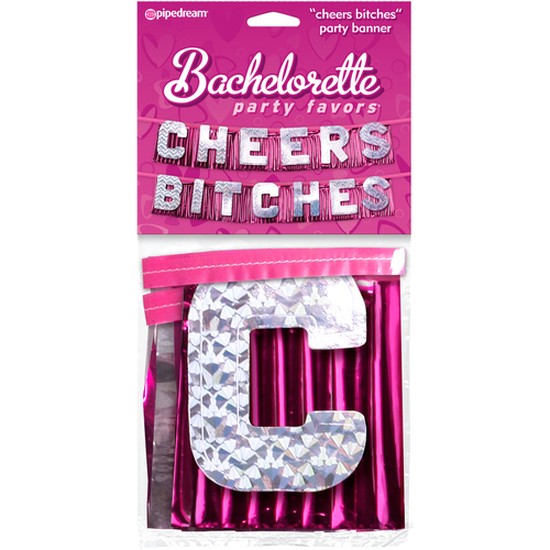 CHEERS BITCHES Party Banner