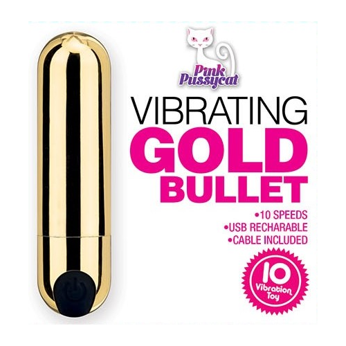 PINK PUSSYCAT VIBRATING GOLD BULLET