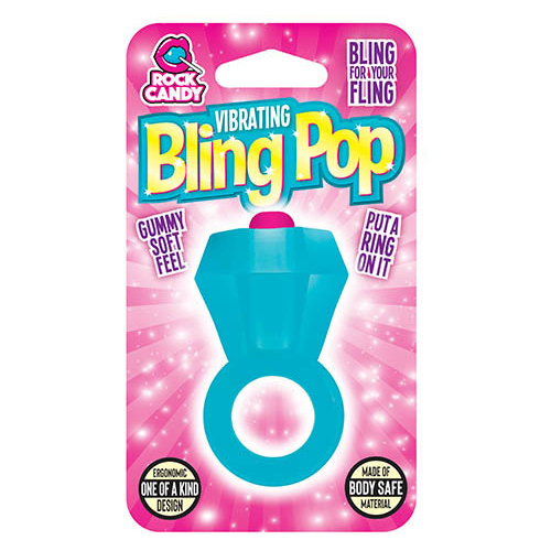 Blue Vibrating Cock Ring