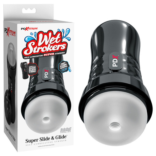 PDX Extreme Wet Strokers Super Slide & Glide Clear Stroker