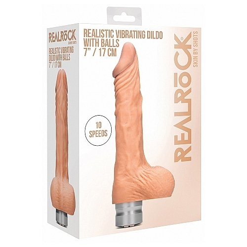 7" Realistic Vibrating Cock