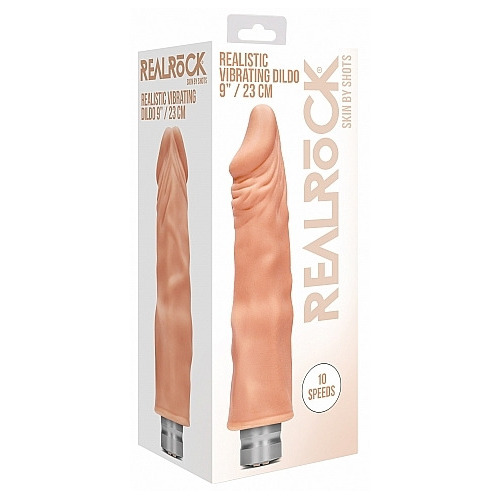 9" Realistic Vibrating Cock