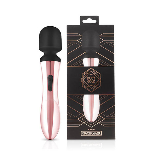 Rosy Gold - Nouveau Curve Rose Gold USB Rechargeable Massage Wand