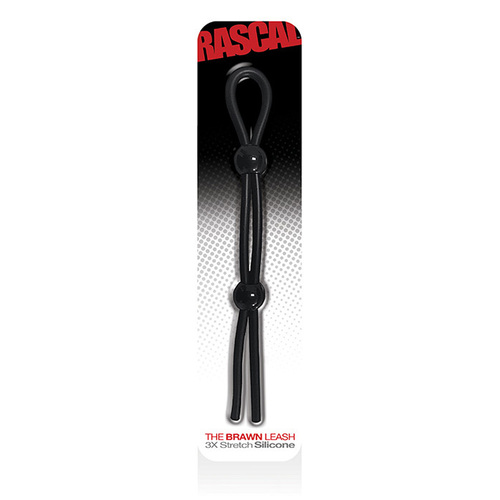 The Brawn Cock Leash Black  Black