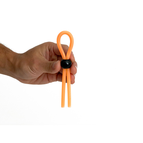 The Brawn Cock Leash Single Glow Orange Orange