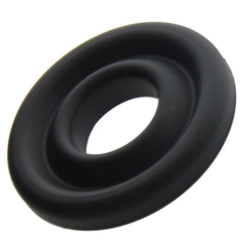 Silicone Pump Donut Sleeve Black for Cylinder 2.15in-2.5in Dia