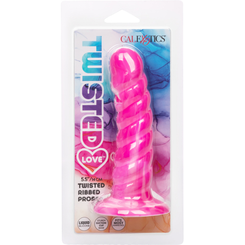 Twisted Love Twisted Ribbed Probe - Pink