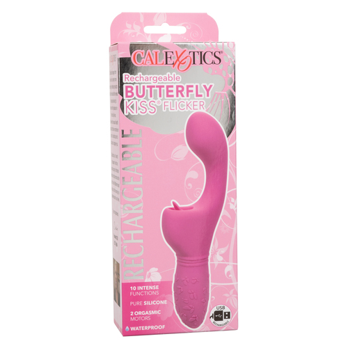 Rechargeable Butterfly Kiss Flicker - Pink