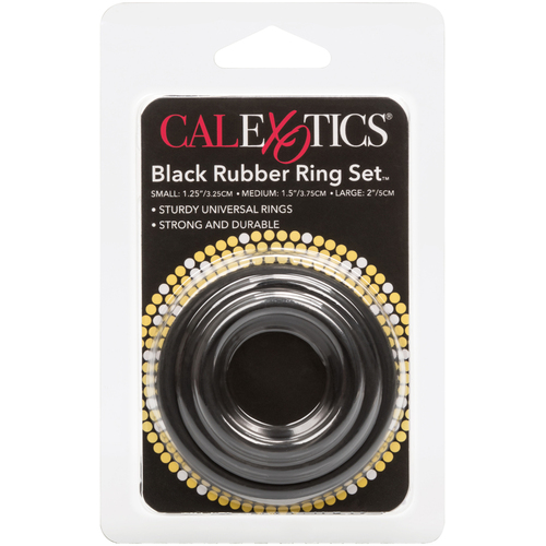 Rubber Cock Rings x3