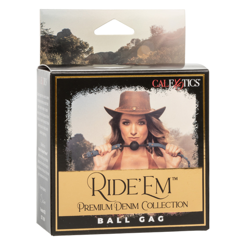 Ride 'Em Premium Denim Collection Ball Gag