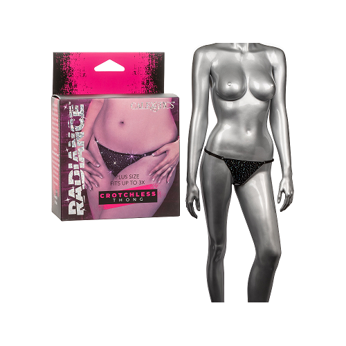 Radiance Plus Size Crotchless Thong