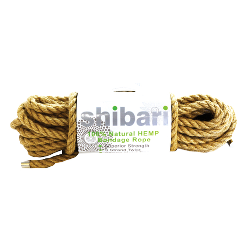 10m Natural Hemp Bondage Rope