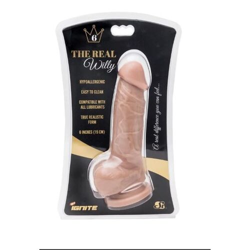 The Real Willy 6in Dildo Vanilla 