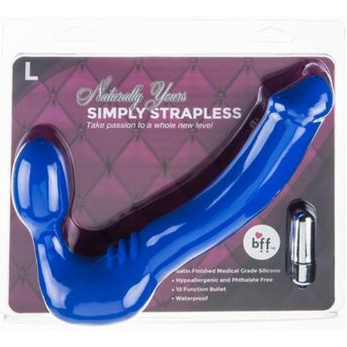 Large Vibrating Strapless Strap On