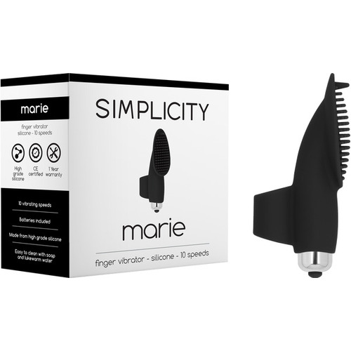 MARIE Finger Vibrator (Black)