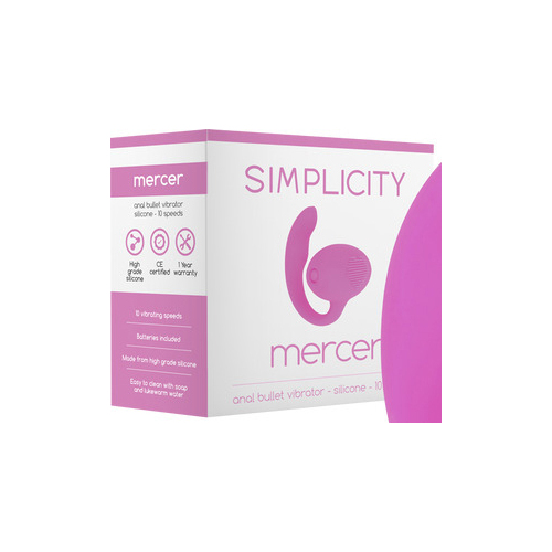 MERCER Anal Bullet Vibrator (Pink)