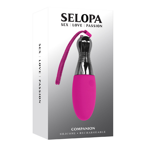 Selopa COMPANION Pink 11.9 cm USB Rechargeable Vibrating Egg