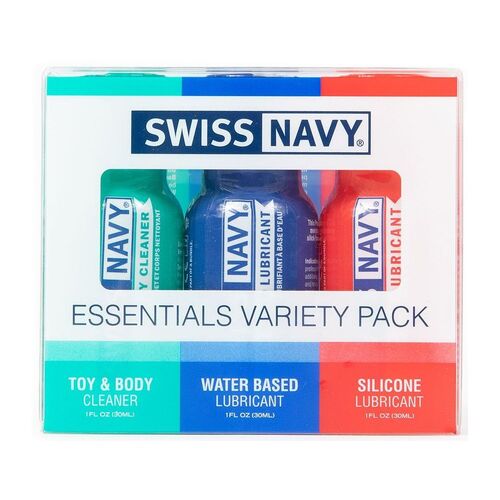 Swiss Navy Essentials 30ml Lubricant Travel Kit