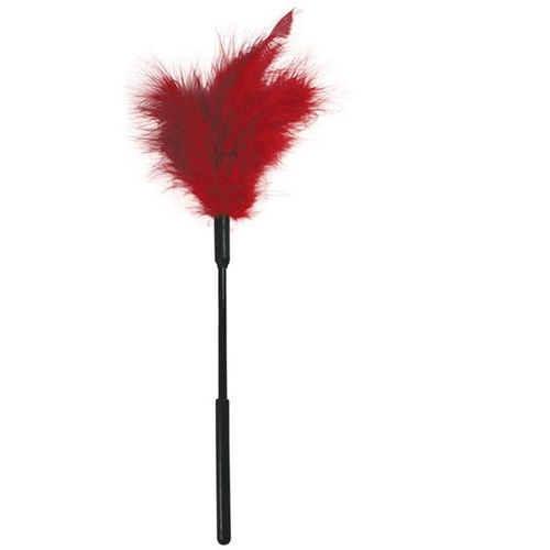 Sex & Mischief Feather Tickler-  Red