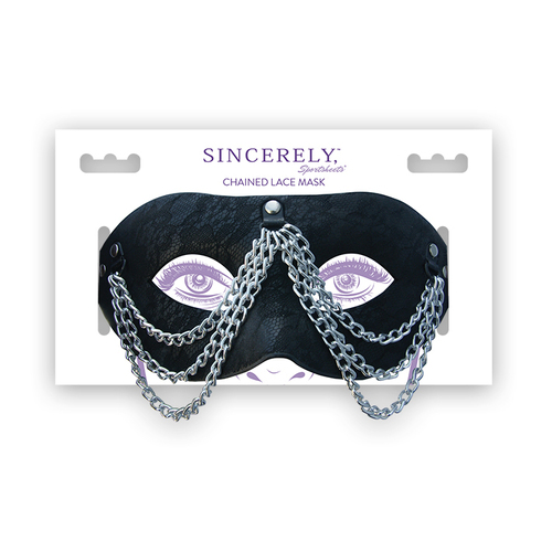 Sincerely Chained Lace Mask