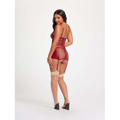 Midnight Love Vegan Leather Two Piece Panty Set L