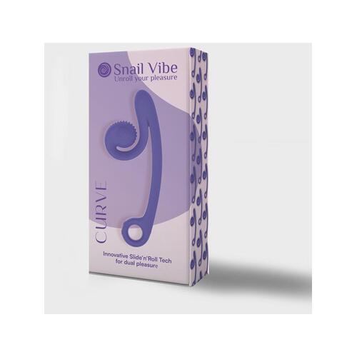 Snail Vibe Curve Vibrator Purple