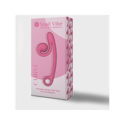 Snail Vibe Curve Vibrator Pink